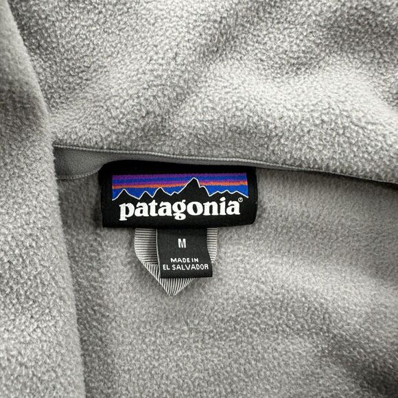 Patagonia Sweater Women Medium Gray Polyester Walking Outdoors Hiking Exploring. - Picture 4 of 10